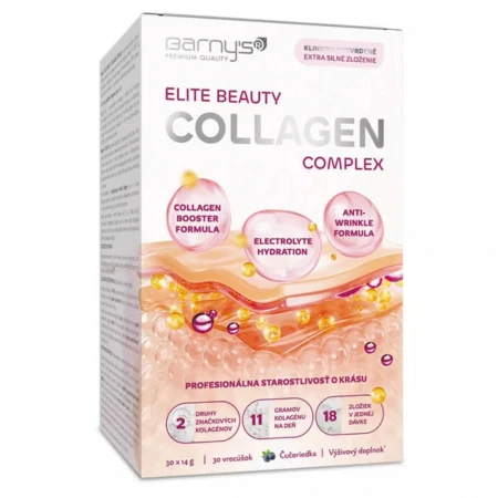 BARNY´S Elite beauty collagen complex vrecúška + darček 30 ks