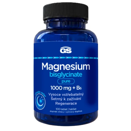 GS Magnesium bisglycinate pure 1000 mg + B6 100 tabliet