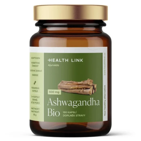 HEALTH LINK Bio ashwagandha 500 mg 150 kapsúl