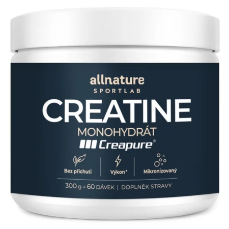 ALLNATURE Sportlab creatine monohydrát creapure prášok bez príchute 300 g