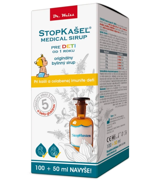 STOPKAŠEĽ Medical sirup od 1 roku 150 ml