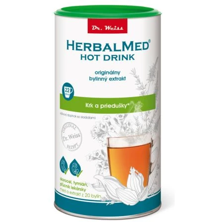 DR. WEISS HERBALMED Hot drink kašeľ a priedušky 180 g