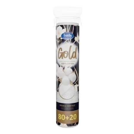 A VATA Gold de luxe kozmetické odličovacie tampóny 80+20 1 x 100 ks