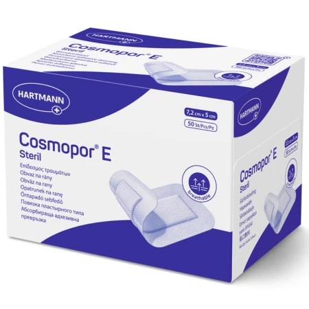 COSMOPOR E Steril 7,2 cm x 5 cm 50 kusov