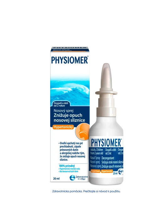 PHYSIOMER Nosový sprej hypertonický 20 ml