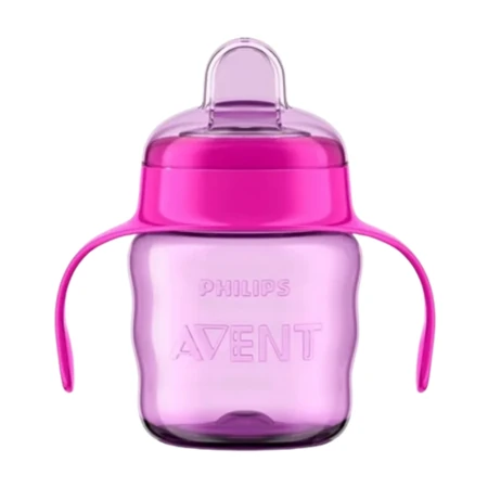 AVENT Hrnček klasik 200 ml s držadlami 6m+ dievča 1 ks