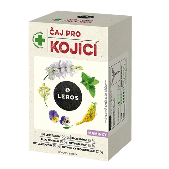 LEROS Čaj pre dojčiace mamičky 20 x 1,5 g