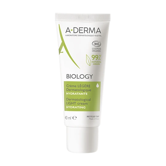 A-DERMA Biology ľahký krém hydratačný 40 ml