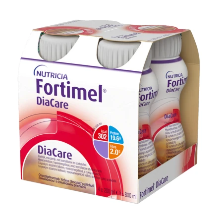 FORTIMEL Diacare čokoláda 4 x 200 ml