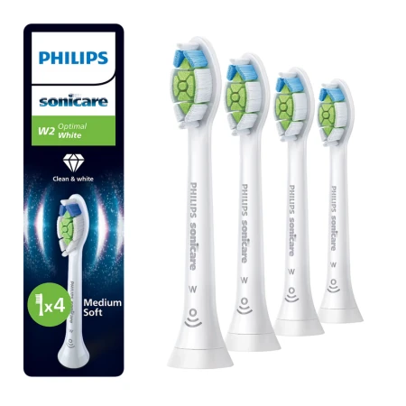 PHILIPS Sonicare W2 optimal standard náhradné hlavice HX6064/87 biela 4 ks