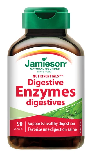 JAMIESON Tráviace enzýmy nutrisentials 90 tabliet