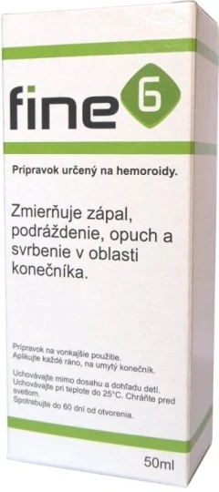 FINE6 olej na hemoroidy 50 ml