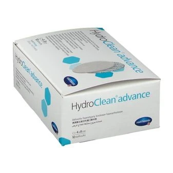 HydroClean advance vankúšik na rany ovál (4x8 cm) 10ks