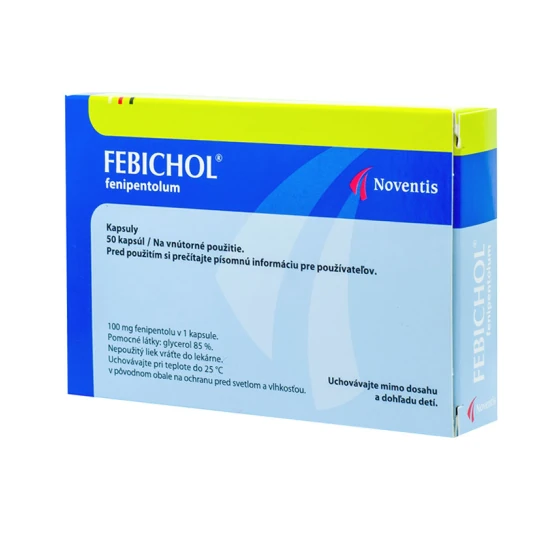 FEBICHOL 100 mg 50 kapsúl