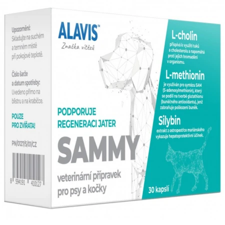 ALAVIS Sammy pre psy a mačky 30 kapsúl