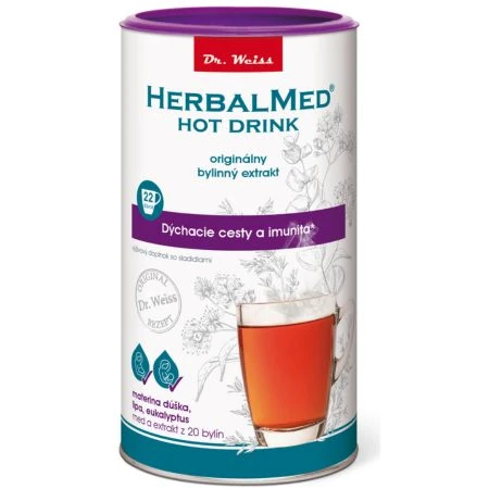 DR. WEISS Herbalmed hot drink dýchacie cesty a imunita 180 g