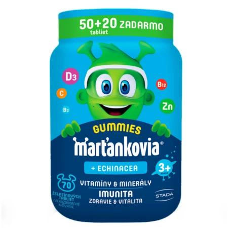 WALMARK Marťankovia gummy s echinaceou 50 + 20 ZADARMO