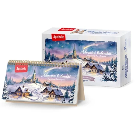 APOTHEKE Adventný kalendár čaje + 3 instatné nápoje navyše + kalendár 1 x 1 set