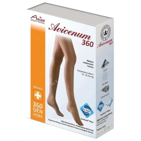 AVICENUM 360 Lýtkové pančuchy micro veľ. SL 1 x 1 ks