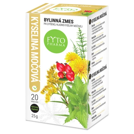 FYTO Bylinná zmes pri zvýšenej kyseline močovej 20 x 1,25 g 25 g