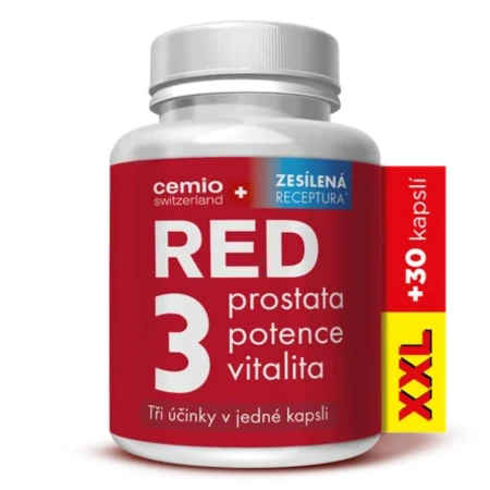 CEMIO Red3 XXL zosilnená receptúra 120 kapsúl