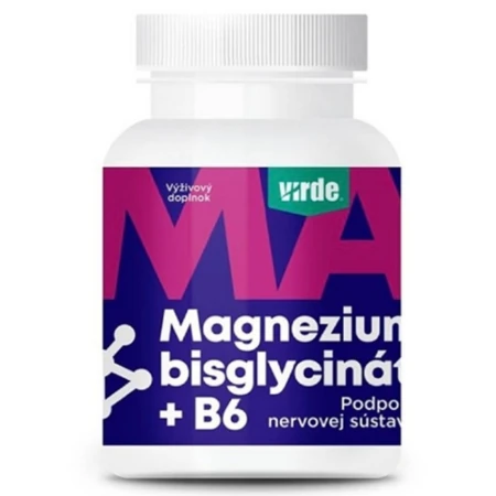 VIRDE Magnézium bisglycinát + B6 90 kapsúl