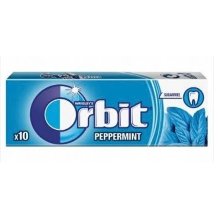 Orbit Peppermint dražé bez cukru 11g