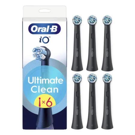 ORAL-B iO Series ultimate clean black originálne čistiace hlavice štetinky crisscross 6 ks