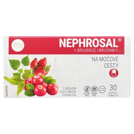 FYTO Nephrosal + brusnice na močové cesty 30 kapsúl