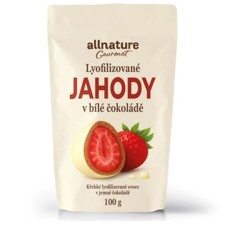 ALLNATURE Jahody mrazom sušené lyofilizované plody 100 g