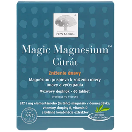 NEW NORDIC Magic magnesium citrate 60 ks