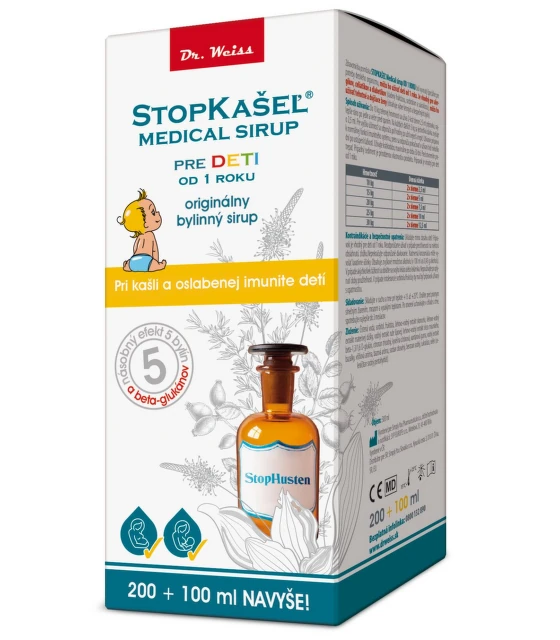 STOPKAŠEĽ Medical sirup od 1 roku 300 ml
