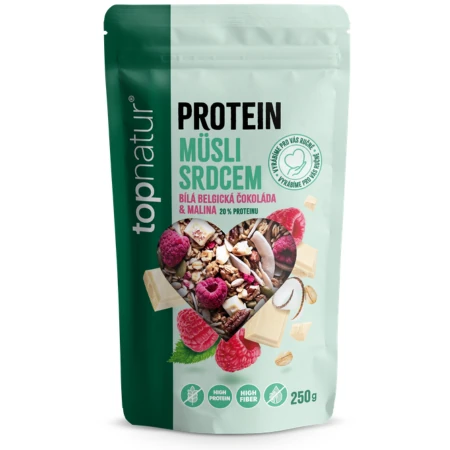 TOPNATUR Protein müsli srdcom b. čokoláda & malina 250 g