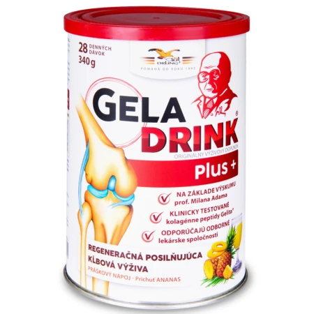 GELADRINK Plus kĺbová výživa ananásový nápoj 340 g