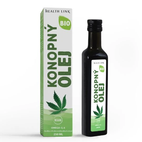 HEALTH LINK Konopný olej bio 250 ml