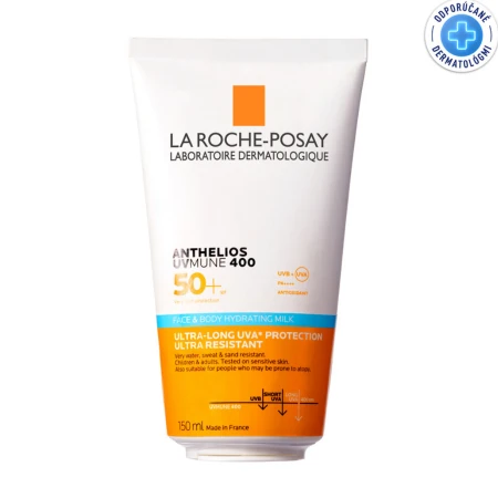 LA ROCHE-POSAY Anthelios UV mune 400 SPF50+ telové mlieko 150 ml