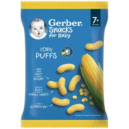 GERBER Snacks kukuričné chrumky 28 g