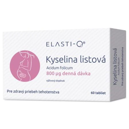 ELASTI-Q Kyselina listová 800 60 tabliet