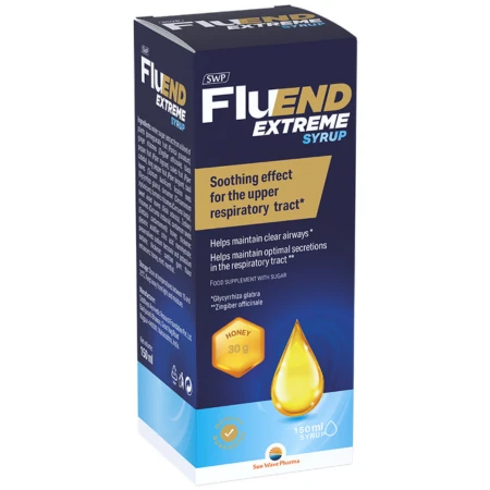 SWP Fluend extreme sirup s medovou príchuťou 150 ml