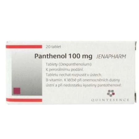 Panthenol Jenapharm tbl 20x100mg