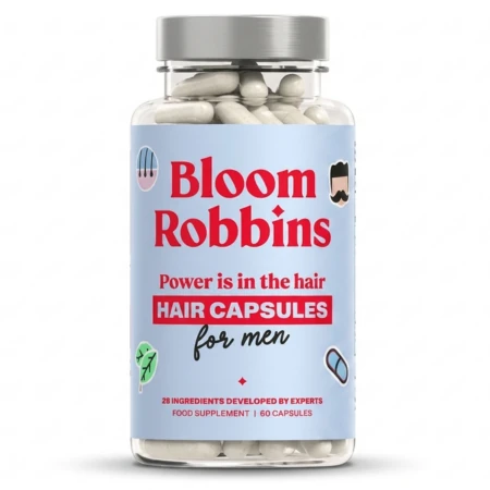 BLOOM ROBBINS Power is in the hair vitamíny na vlasy pre mužov 60 kapsúl