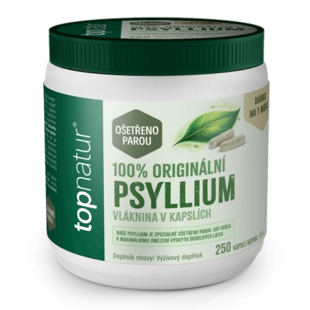 TOPNATUR Psyllium vláknina 250 kapsúl