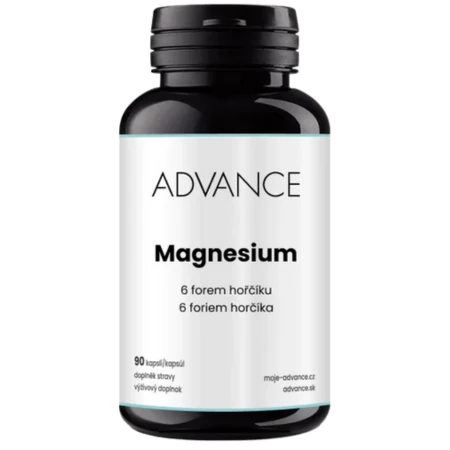 ADVANCE Magnesium 6 foriem horčíka 90 kapsúl