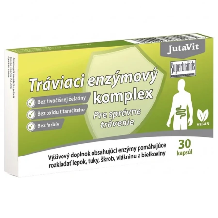 JUTAVIT Digestive enzyme complex 30 kapsúl