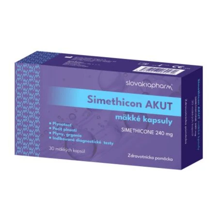 Slovakiapharm Simethicon AKUT 240 mg 30 cps
