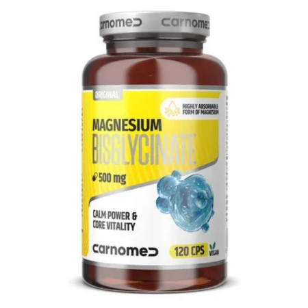 CARNOMED Magnesium bisglycinate 500 mg 120 kapsúl