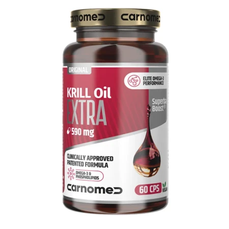 CARNOMED Krill oil extra superba boost 590 mg 60 kapsúl