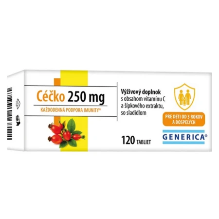 GENERICA Céčko 250 mg 120 tabliet