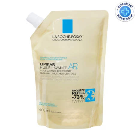 LA ROCHE-POSAY Lipikar olej AP+ náhradná náplň 400 ml