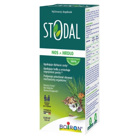 STODAL Nos a hrdlo sirup inov. 2026 150 ml